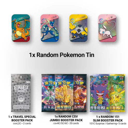 Travel Collection Tin - Blind Box - Chinese