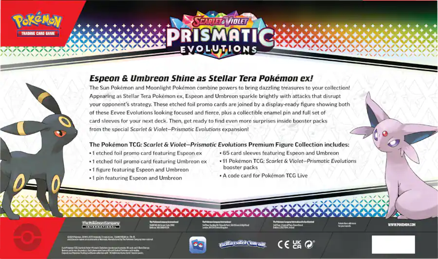 Pokémon - Scarlet & Violet - Prismatic Evolutions Premium Figure Collection