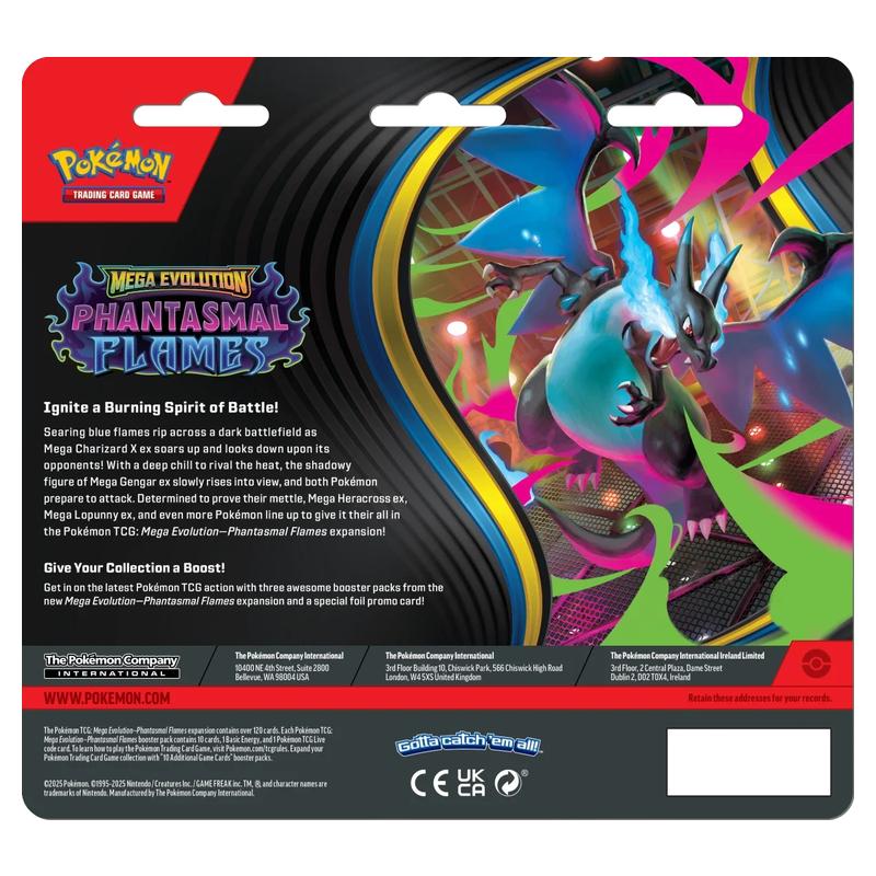 Pokemon - Mega Evolution - Phantasmal Flames - 3-Pack Blister - Weavile