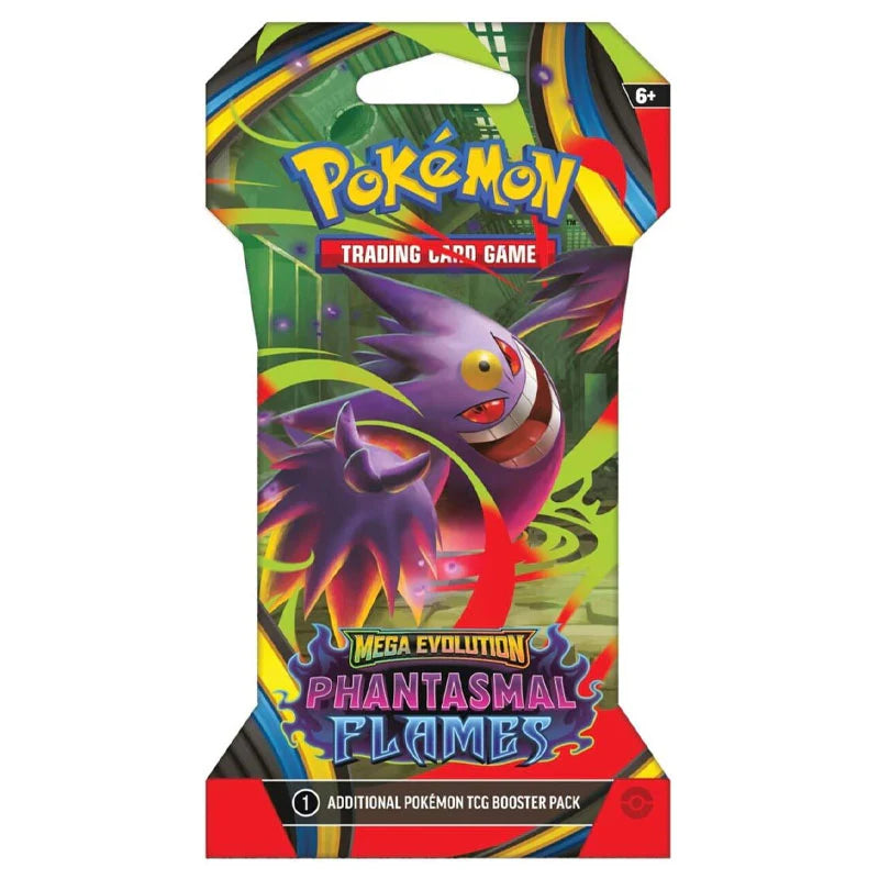 Pokemon - Mega Evolution - Phantasmal Flames - Sleeved Booster Pack - English