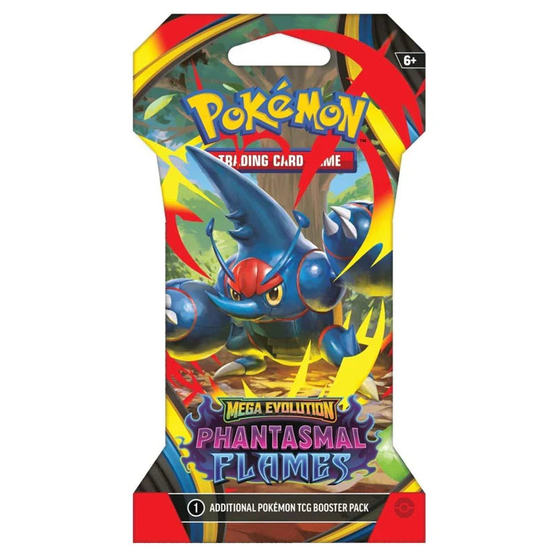 Pokemon - Mega Evolution - Phantasmal Flames - Sleeved Booster Pack - English